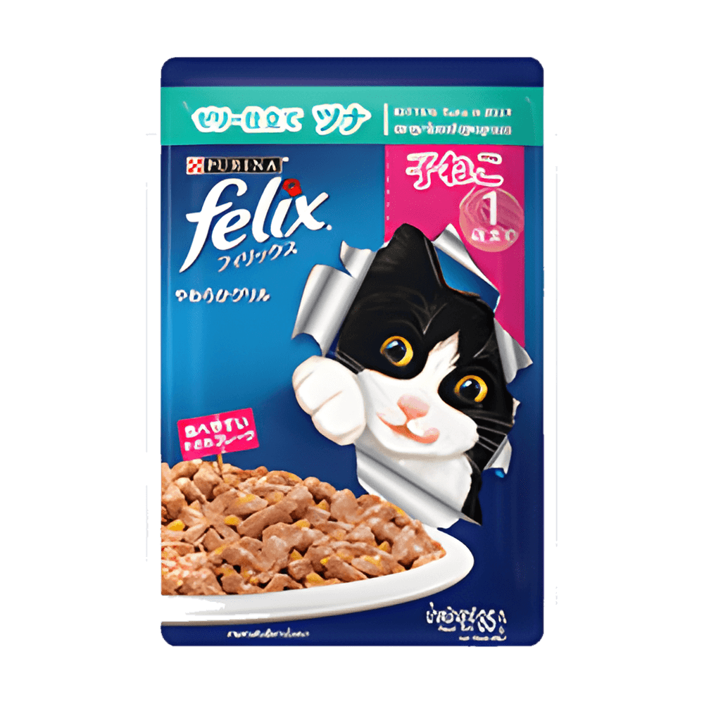 Felix Kitten Pouch Tuna in Jelly 85g