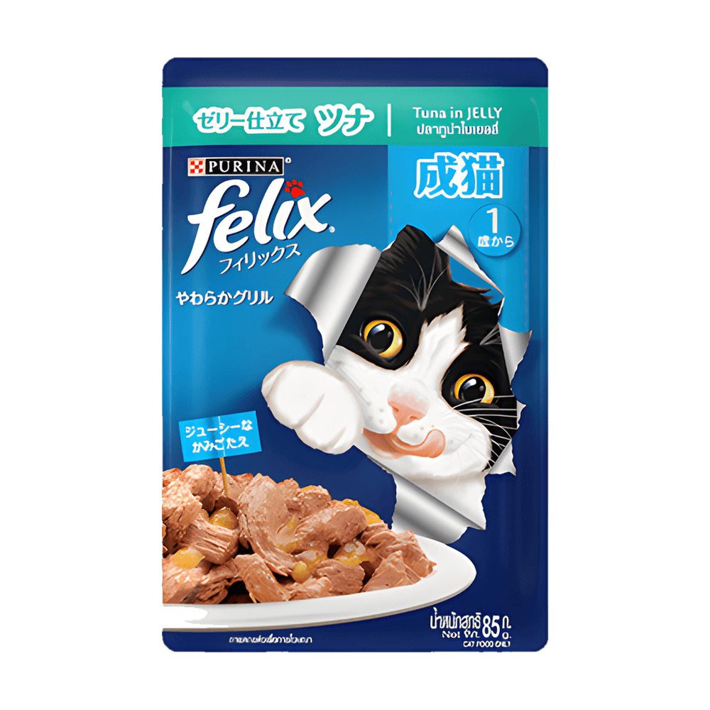 Felix Adult Pouch Tuna in Jelly 85g
