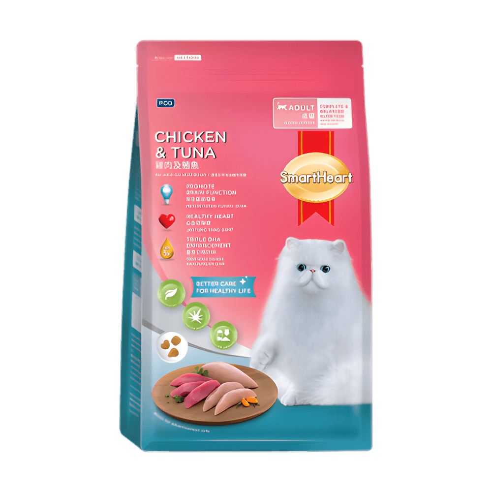 SmartHeart Adult 1+ Dry Cat Food Chicken & Tuna