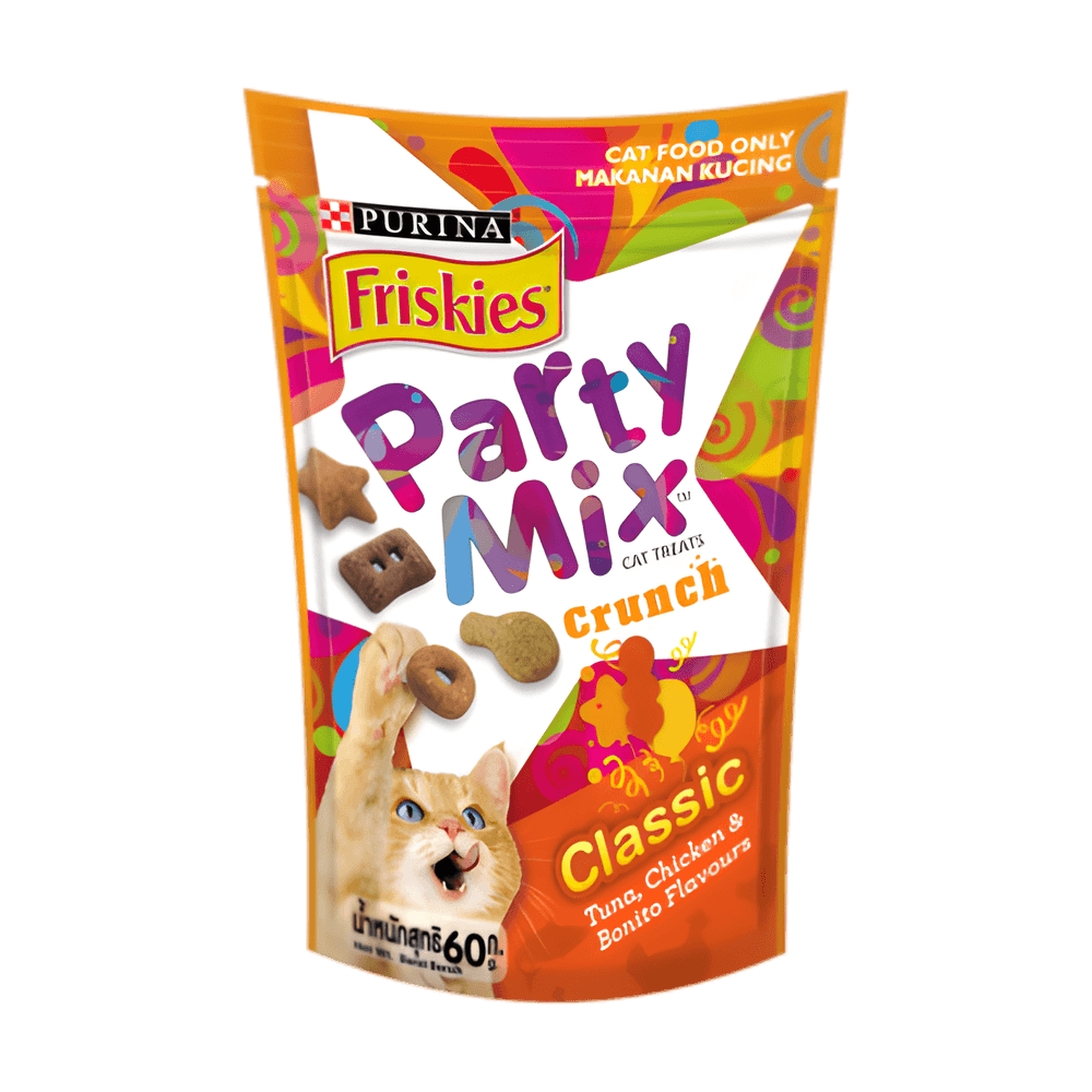 Friskies Party Mix Cat Treats Classic 60g