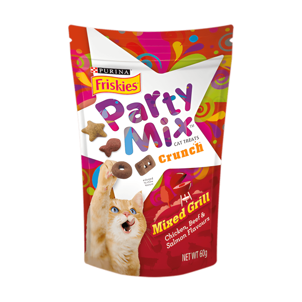 Friskies Party Mix Cat Treats Mixed Grill 60g