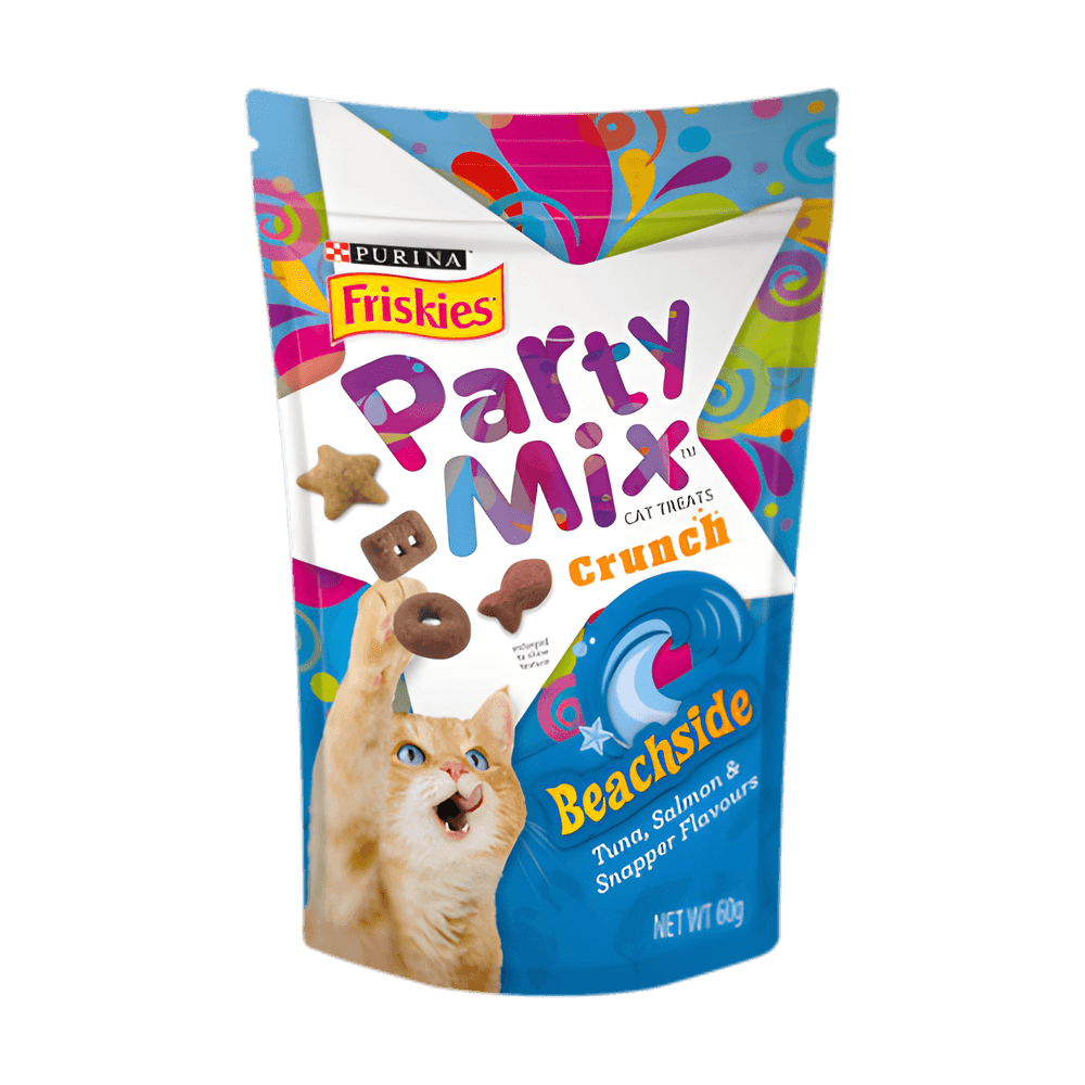 Friskies Party Mix Cat Treats Beachside 60g