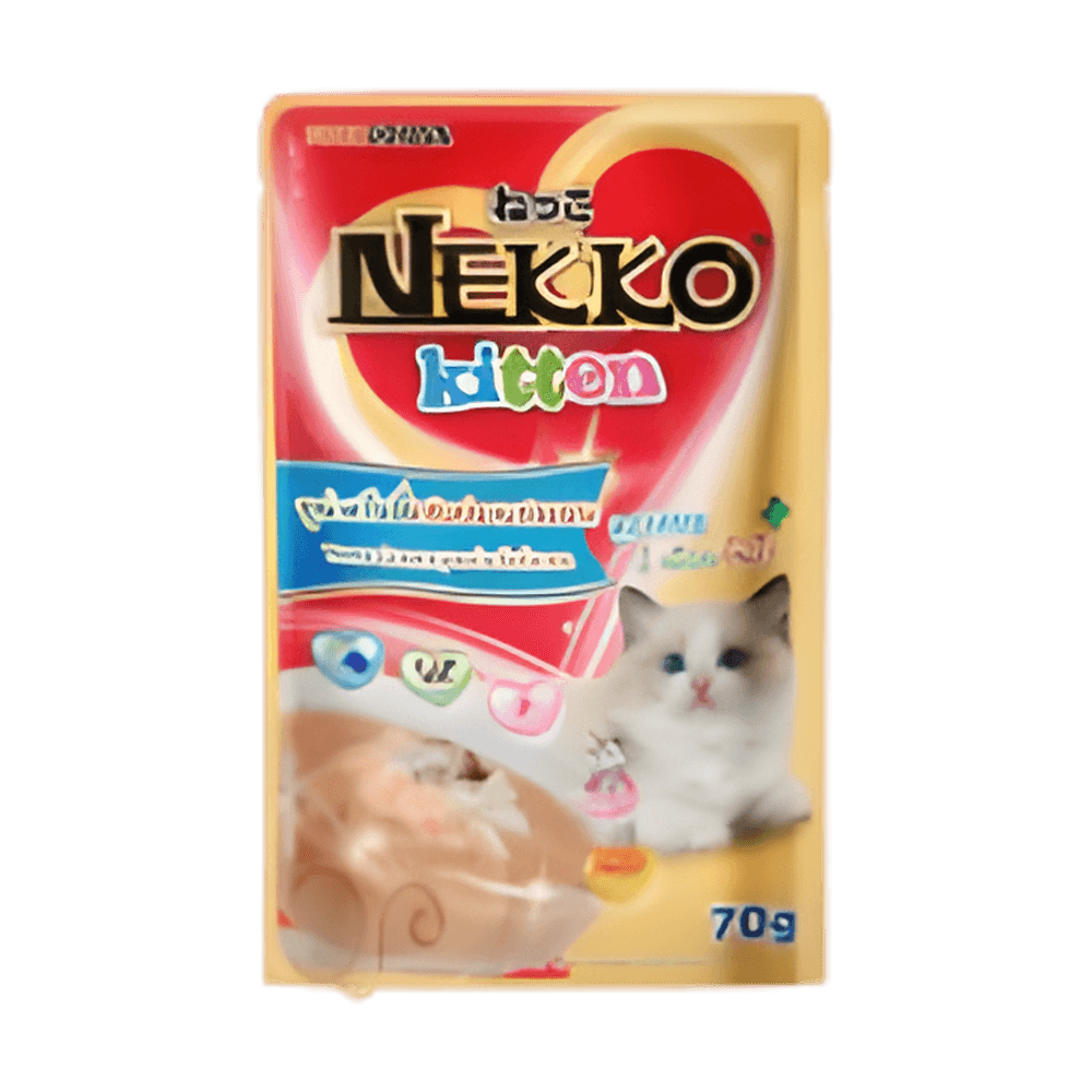 Nekko Kitten Pouch Tuna Creamy with Salmon 70g
