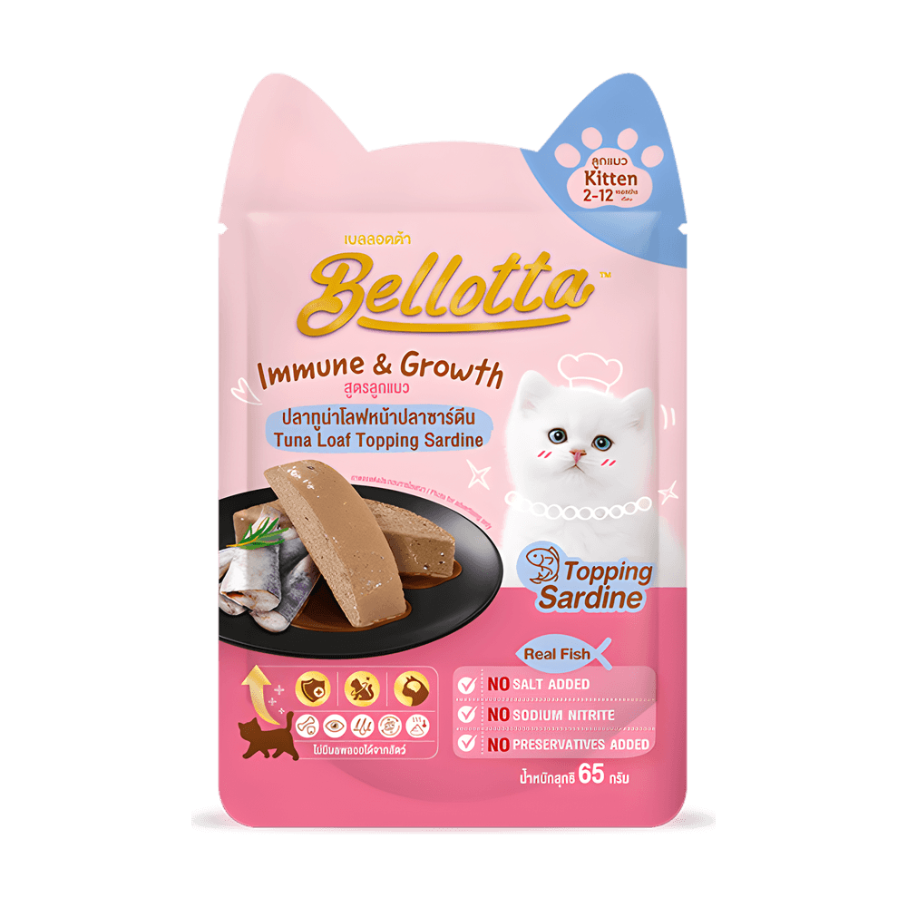 Bellotta Kitten Pouch Tuna and Sardine 65g