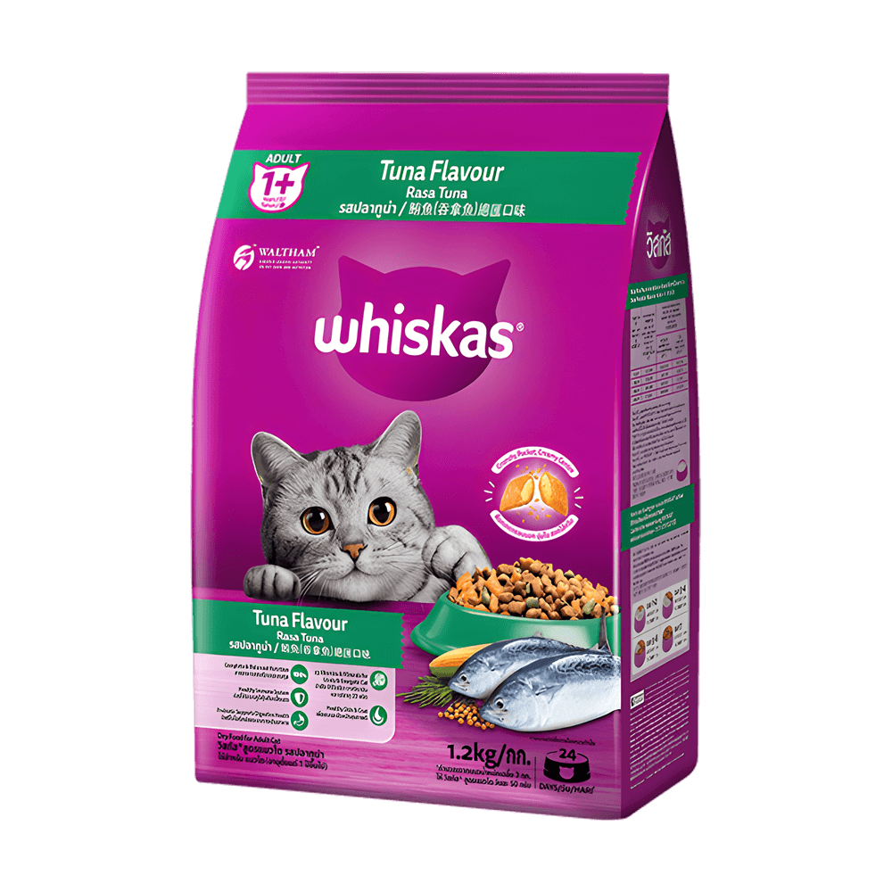 Whiskas Adult 1+ Dry Cat Food Tuna