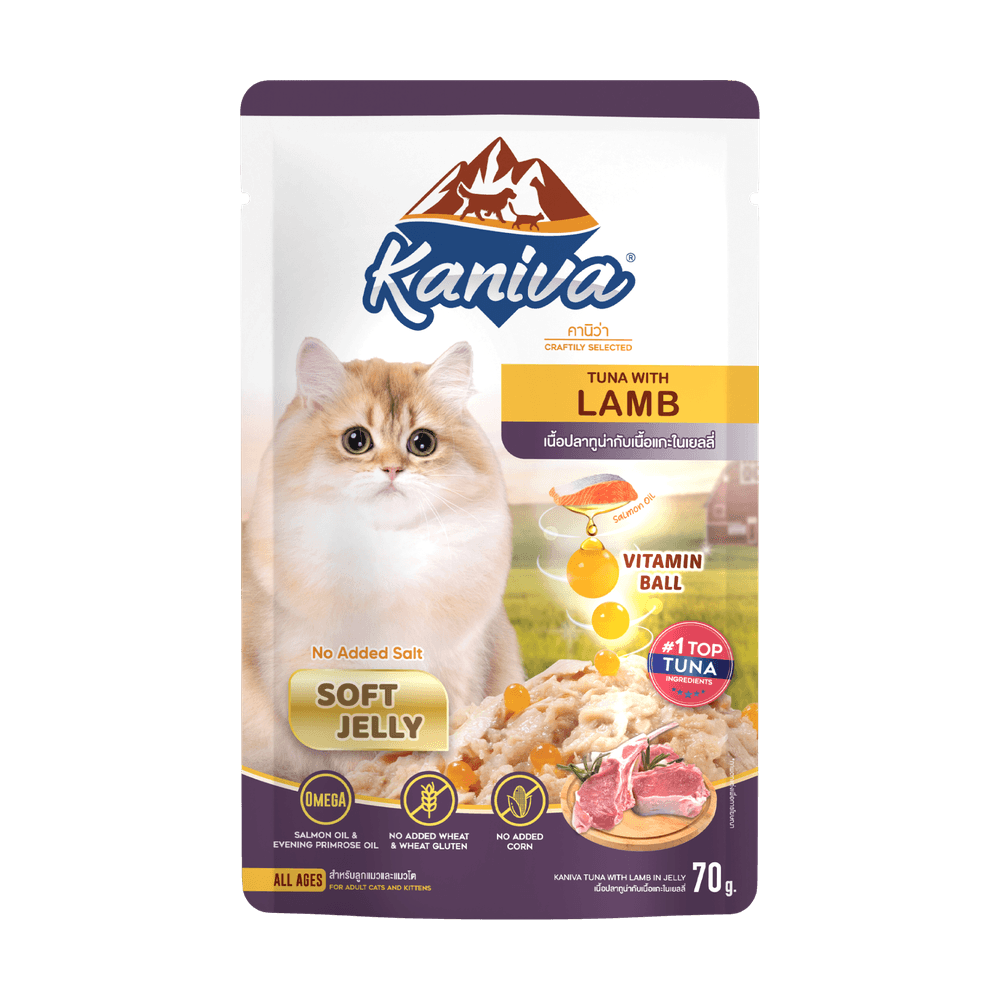 Kaniva Cat Pouch Tuna with Lamb in Jelly 70g