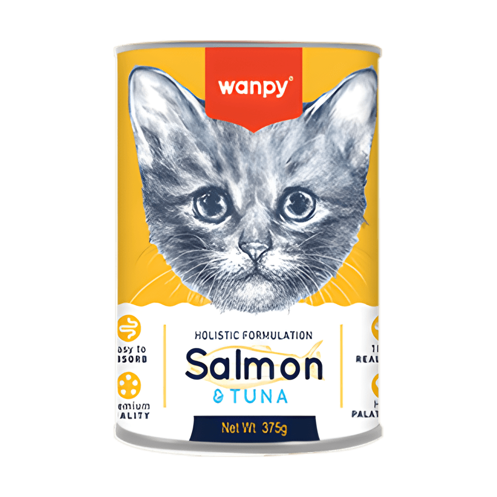 Wanpy Holistic Kitten Can Salmon and Tuna 375g