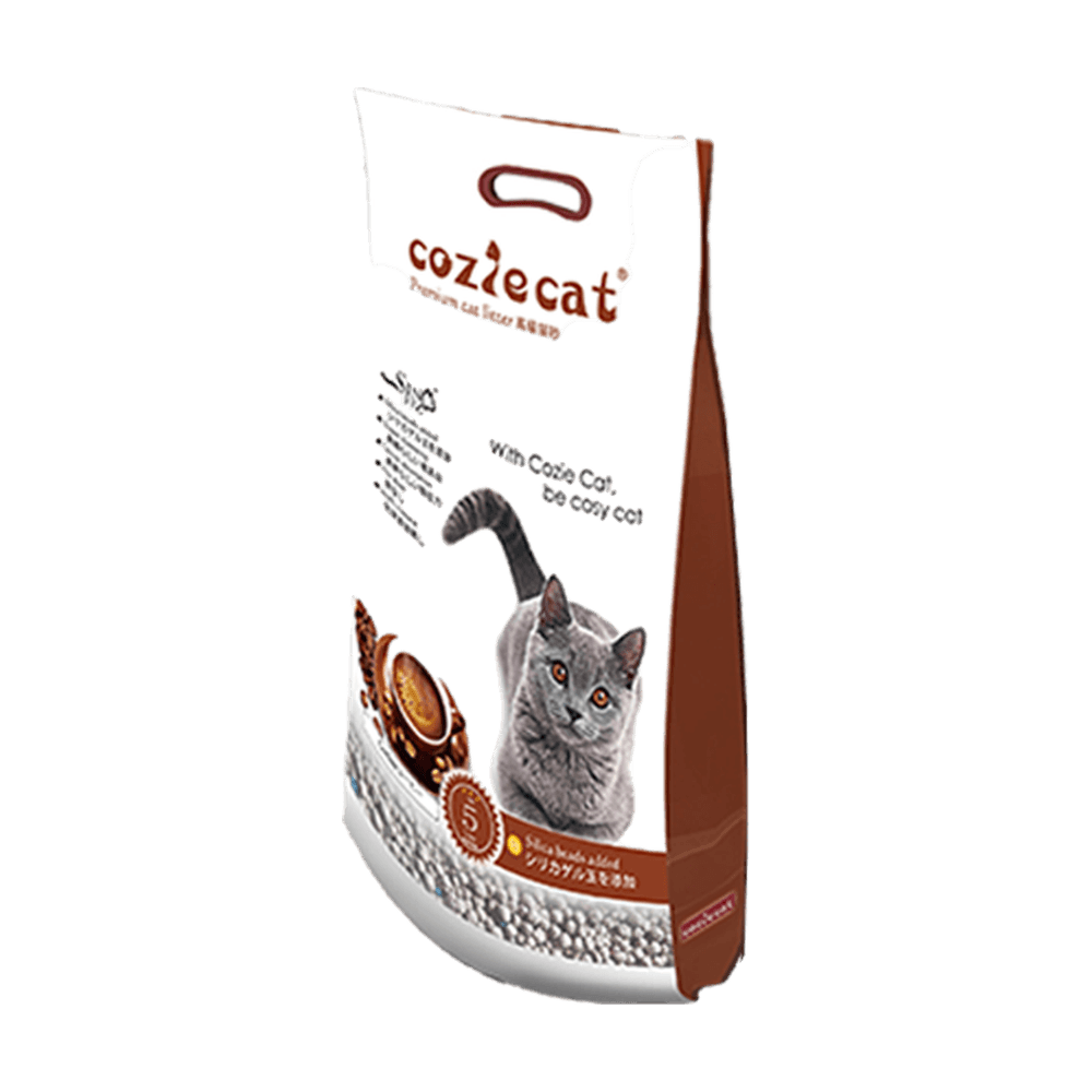 CozieCat Premium Clumping Cat Litter Coffee 5L